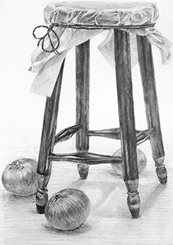 静物デッサン／B3サイズ