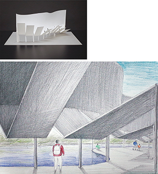 総合表現／B2サイズ+空間モデル