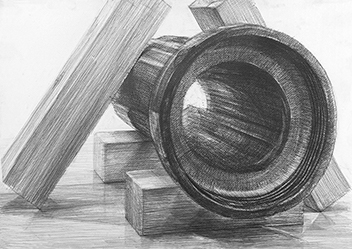 鉛筆デッサン［静物］／B2サイズ