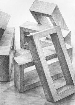 鉛筆デッサン［静物］／B2サイズ