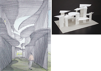 総合表現／B2サイズ+空間モデル