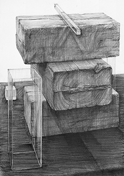 鉛筆デッサン［静物］／B2サイズ