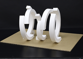 立体表現／ケント紙