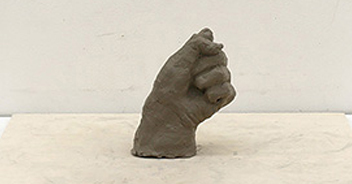 彫刻塑像「手」
