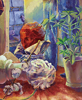 油彩実習「見る+知る＋感じる絵」／F10号