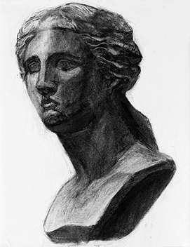 初心者のための基本を学ぶデッサン／木炭