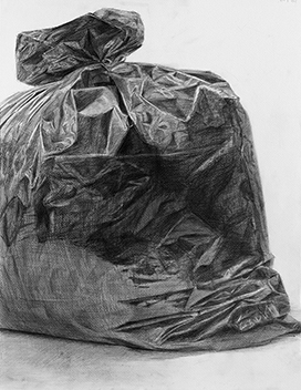 静物デッサン／鉛筆