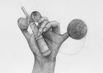 手のデッサン
