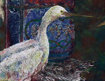 ２学期油彩画「造る・描く・現す」