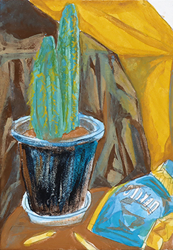 日本画科実習「『日本画』を描いてみよう」