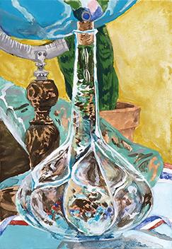 日本画科実習「『日本画』を描いてみよう」