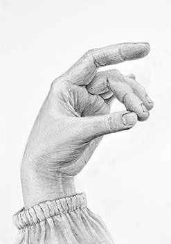 都立晴海総合高校対策授業作品／デッサン