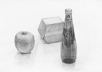 女子美付属高校対策授業作品／デッサン