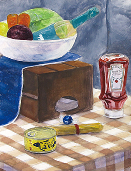 都立総合芸術高校合格再現作品／水彩