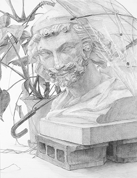 静物デッサン／鉛筆