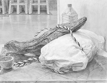 静物デッサン／鉛筆