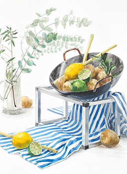 着色写生／透明水彩