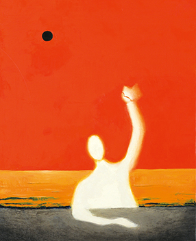 夜間部生／想定油彩「sign」／F15